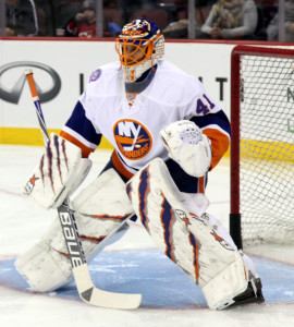 New York Islanders goalkeeper