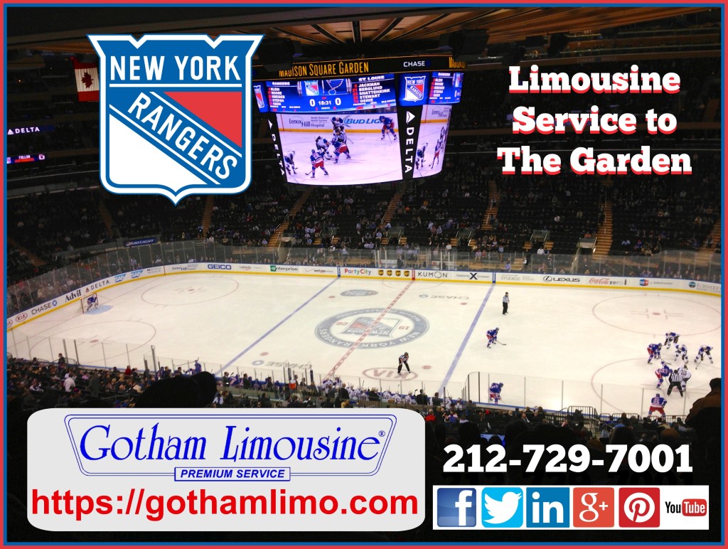 NY Rangers Limousine Service to Madison Square Garden