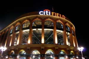 Citi Field at night